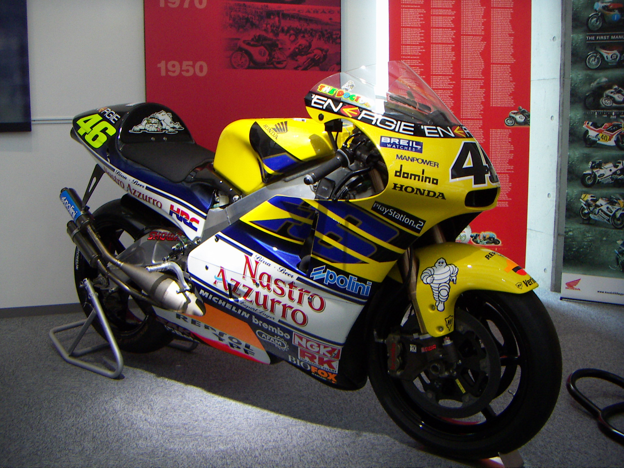 【税込?送料無料】 ツインリンクもてぎ限定 Honda NSR500 V.ロッシ 日本GP仕様 ミニカー