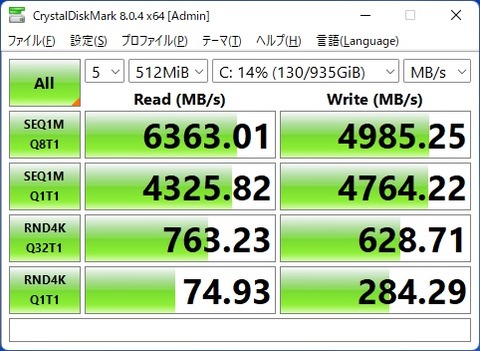 SSDベンチマーク