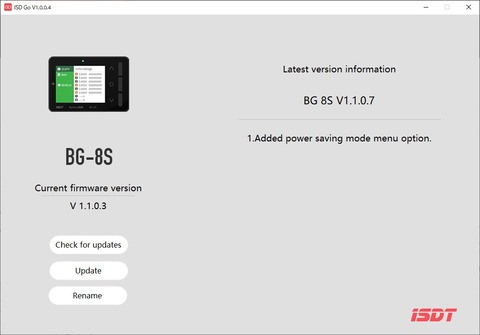 BG-8S update