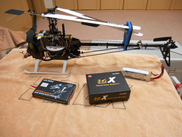 ALIGN TREX450PRO  フライバー仕様 450PRO Aileron Flybar Rotor Head Assembly for Align Trex 450