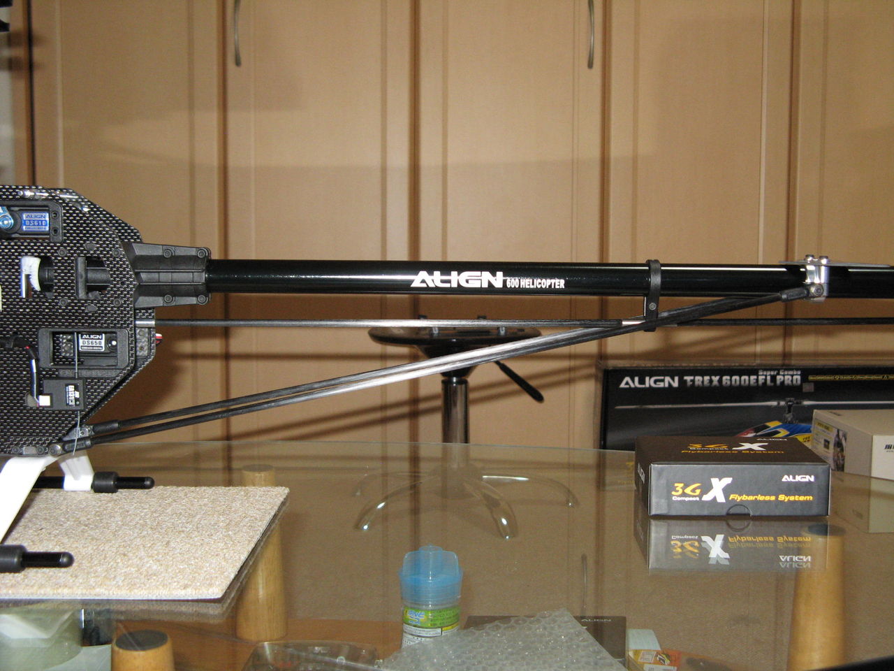 ALIGN T-REX600EFLPRO /JR DSX12 組み立て・ホバリング調整依頼!解説