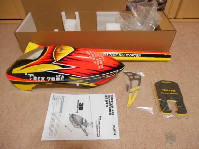 ALIGN T-REX700 Speedボディー装着の仕方。 : ラジコン (RC