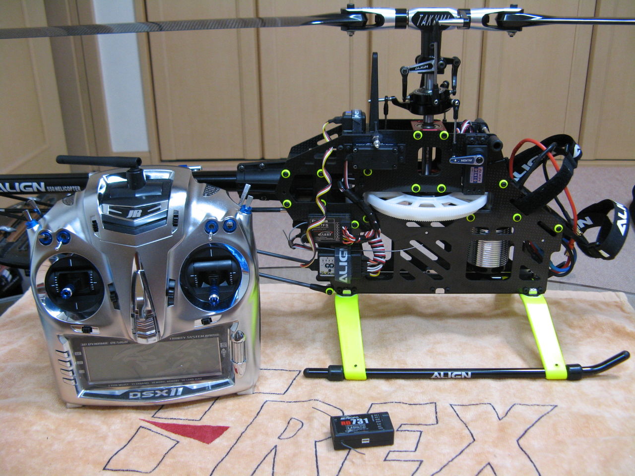 ALIGN T-REX550E 3G＆JR DSX11フライト調整依頼公開ページ