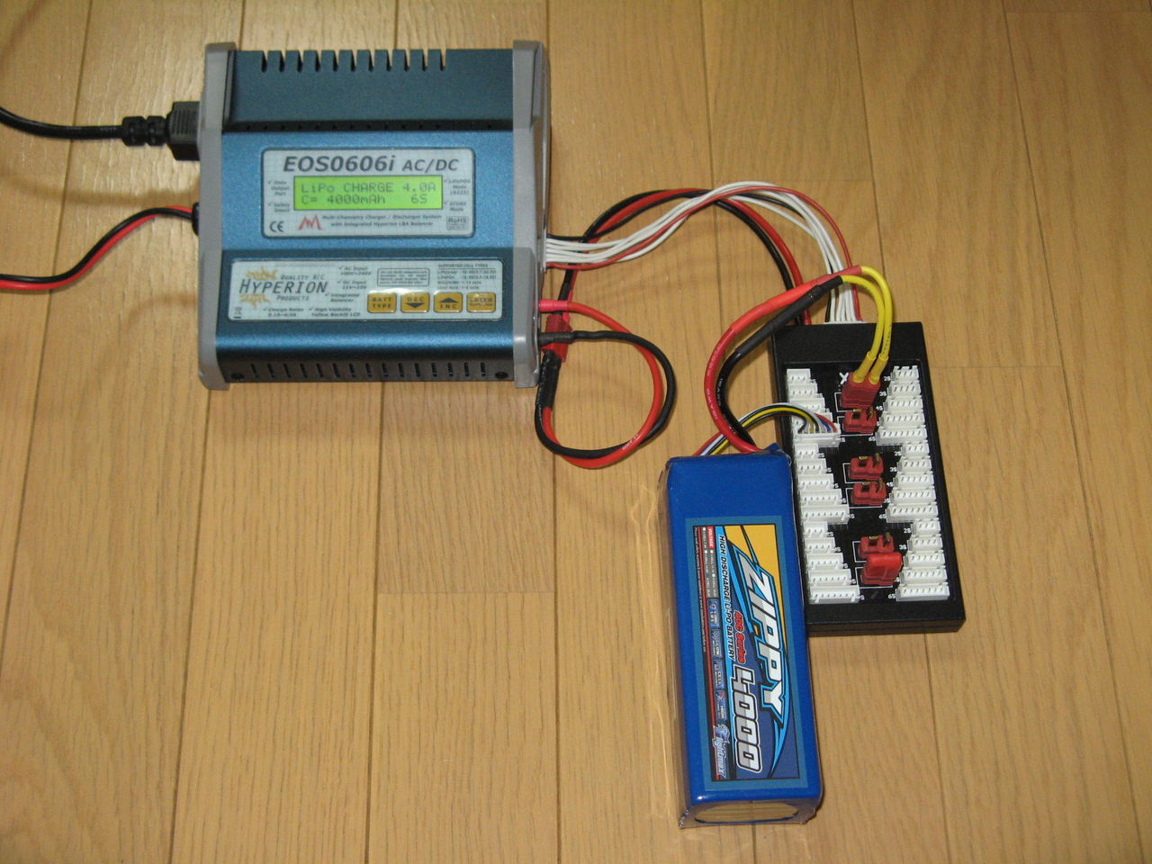 ハイペリオン充電器 EOS0606i AC/DC ラジコン 根無草の混沌日記 
