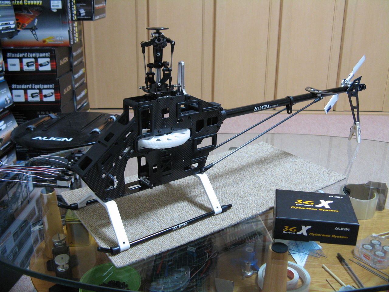 ALIGN T-REX500 EFL PRO 3GX 組み立て解説! : ラジコン (RC