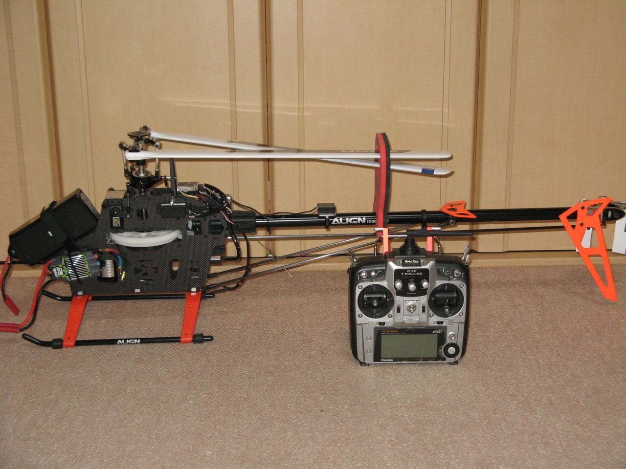 APS ジャイロ搭載 T-REX550E DFC Futaba T-10 調整依頼公開ページ 