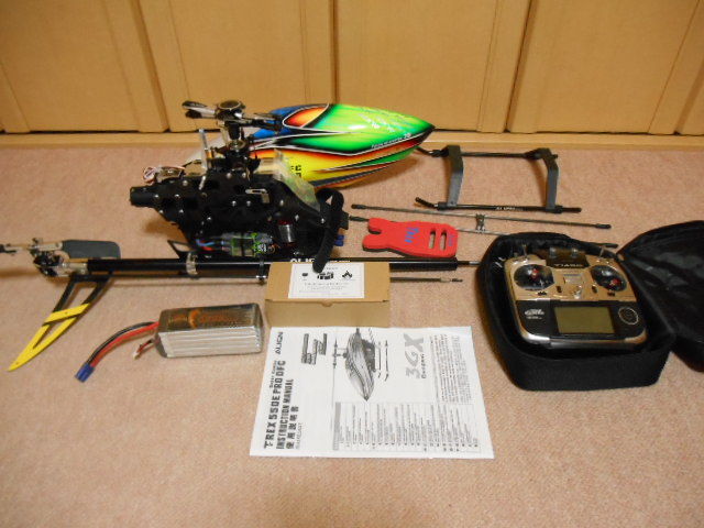 u*f様 ALIGN 550 ヘリコプター ジャンク品 ALIGN T-REX550E DFC修理・調整・フライト調整依頼公開ページ