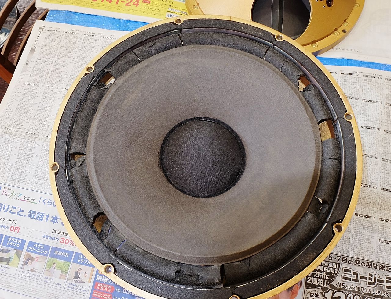TANNOY HPD385 エッジの張替 : 団塊の来し方行く末 TANNOY HPD385 エッジの張替 : 団塊の来し方行く末