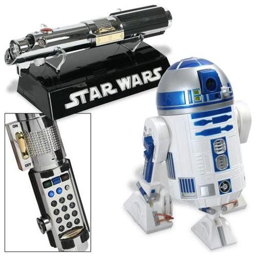 スターウォーズ1/5スケールR2D2ワイヤレスカメラ＋ライトセーバー型skype スターウォーズ1/5スケールR2D2ワイヤレスカメラ＋