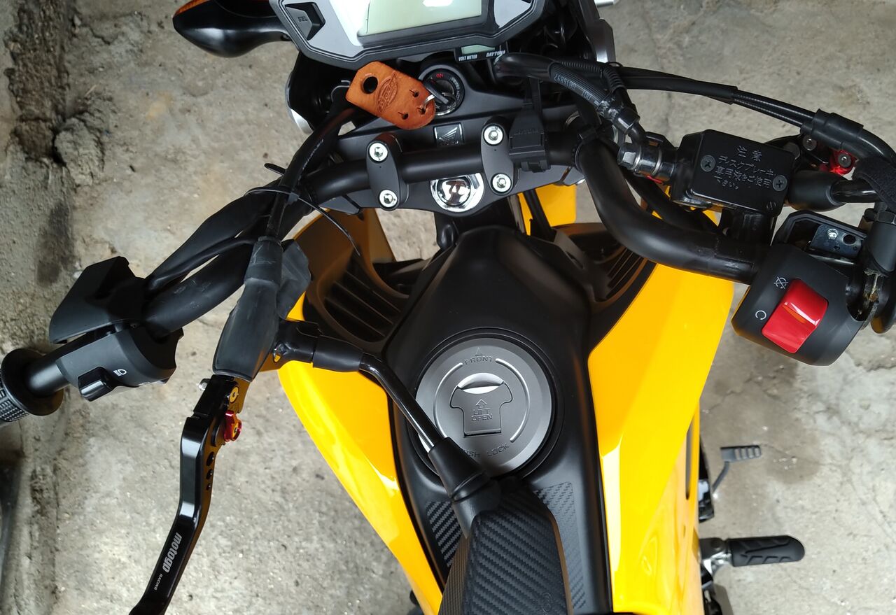 Grom プロテーパーハンドルバー取り付け Grom日記帳