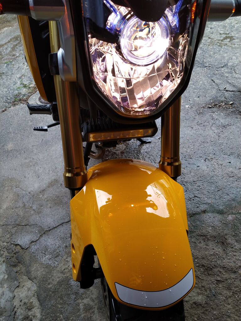 Grom ヘッドライトバルブ交換 Grom日記帳