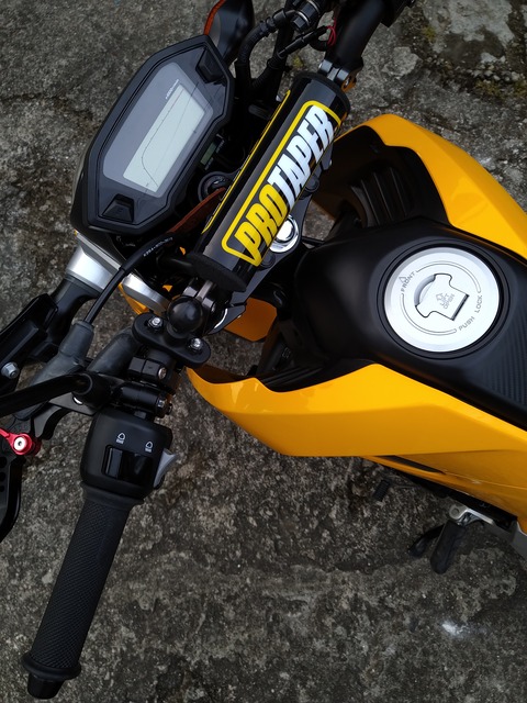 グロムGROM テーパーハンドルメーカー不明crf250l crf250m
