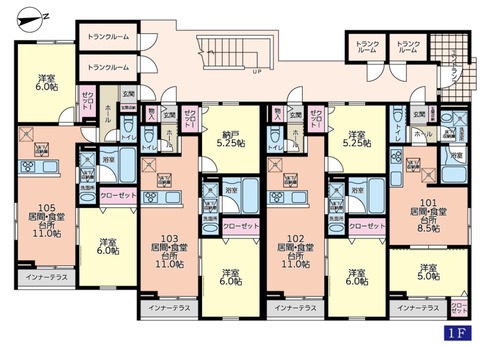 間取り図パルファンドオリーブ_1階