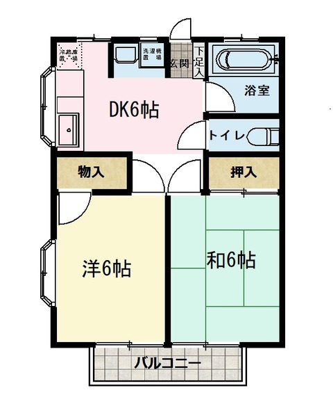【賃貸】シャルムⅠ　202号室