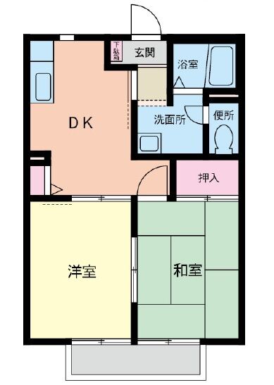 Ⅱ102_web用間取り