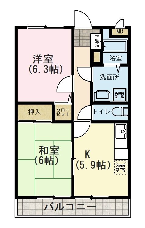 間取り図_サニーフォレスト205