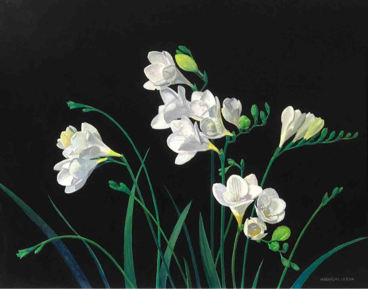 不透明水彩で花を描く④（完成編） : 池田誠史の画家の独り言
