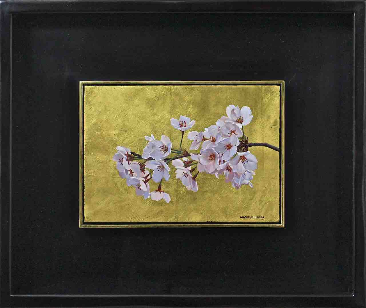 金箔の桜、完成！！ : 池田誠史の画家の独り言