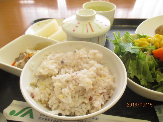 Ja鹿児島県厚生連でランチ かごしまノスタルジア