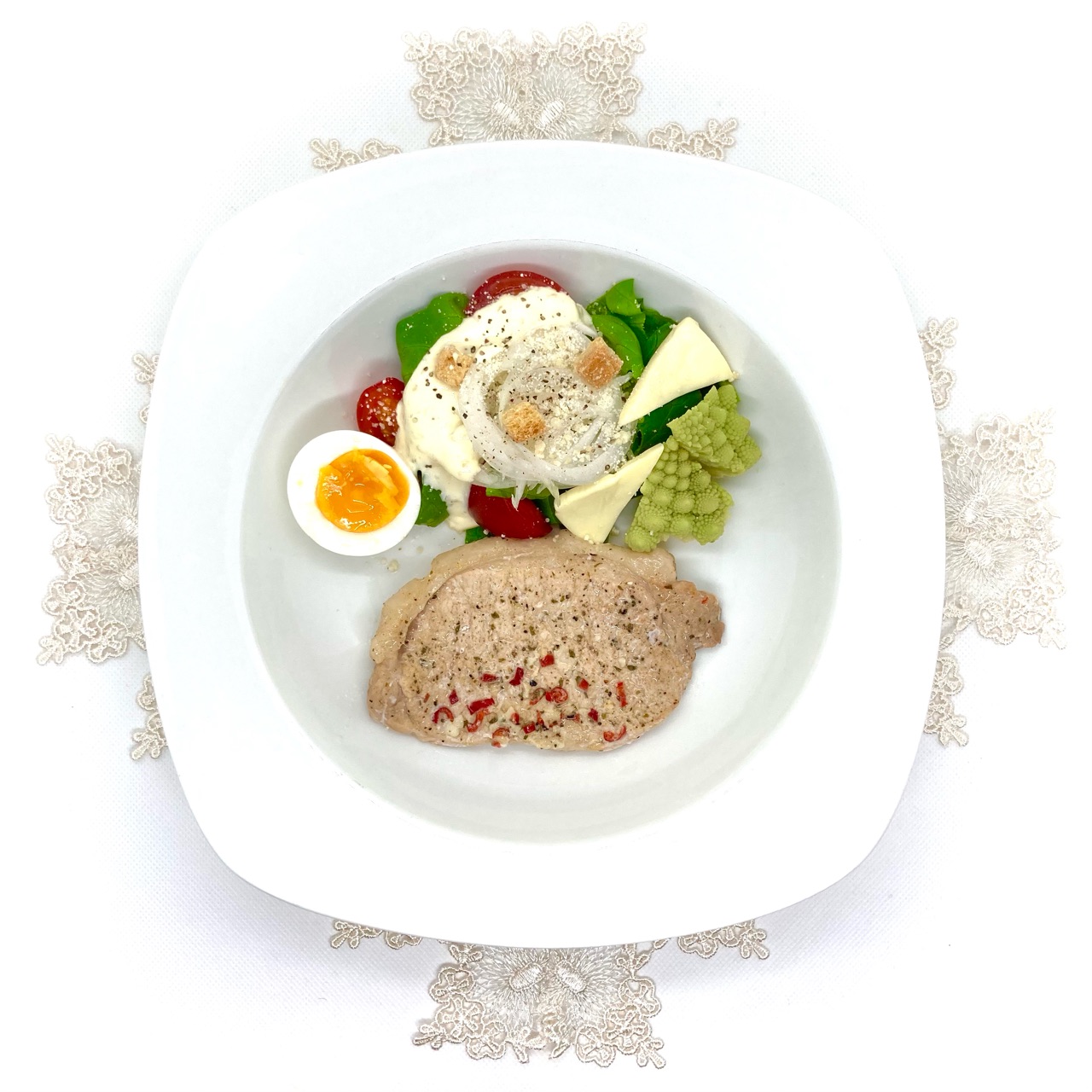 ハーブ肉料理 スパイス風味のポークソテー 森料理長が組み合わせた特製レシピ レシピの森 簡単お野菜料理メイン ハーブ肉料理 スパイス風味のポークソテー 森料理長が組み合わせた特製レシピ レシピの森 簡単お野菜料理メイン