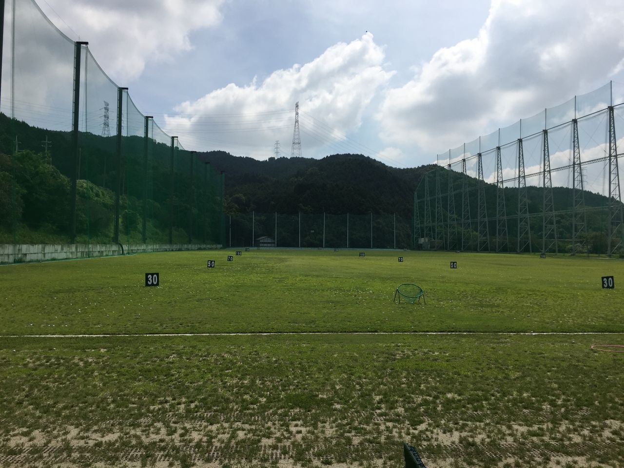 17年7月8日土曜日 大谷山ゴルフセンター 初めての練習場 四十路の趣味 ゴルフビギナーの日記