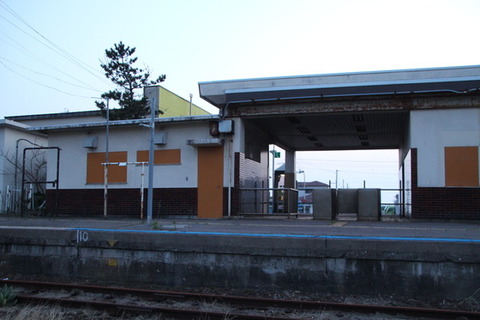 旧江差駅ホーム