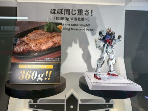「METAL BUILDストライクガンダム」がサーロインステーキと同じ重さってマジかよ…