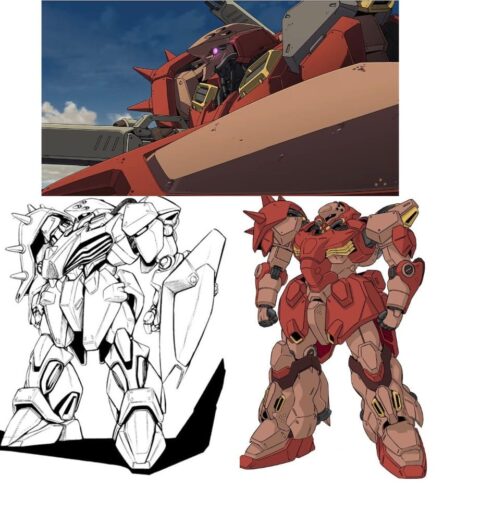 【閃光のハサウェイ】第2部には小説版のデザインのメッサーが登場？