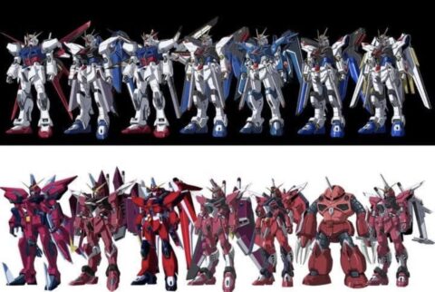 【ガンダムSEED】キラとアスランの搭乗機の変遷がこちら