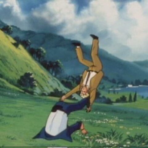 【逆襲のシャア】巴投げのシーン、いつ見ても面白い