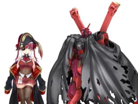 「クロスボーン・ガンダムX1 -宝鐘マリン Ver.-」が原作者公認に！