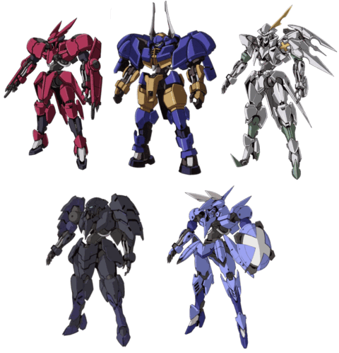 【鉄血のオルフェンズ】ヴァルキュリアフレーム9機は全部デザインを公開してほしい