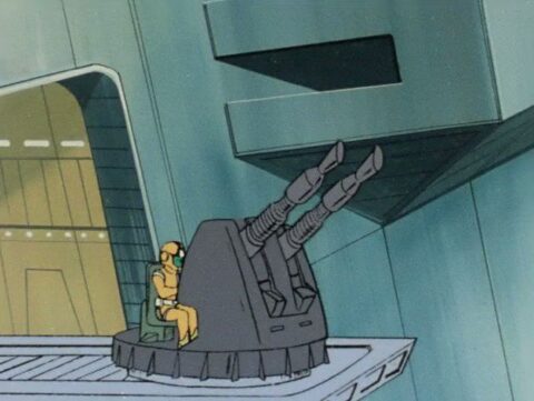 ホワイトベースの対空機銃アナログすぎじゃない？