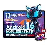 【専用ケースプレゼント】android 16 タブレット 11インチ 20GB+128GB+1TB拡張 アンドロイド Tablet YouTube視聴 8コアT7250 wi-fiモデル 大画面 8800mAh大容量 GPS対応 GMS認証 BT5.0 顔認識 画面分割 無線投影 タイプC充電 高性能 SVITOO P11 ケース付き