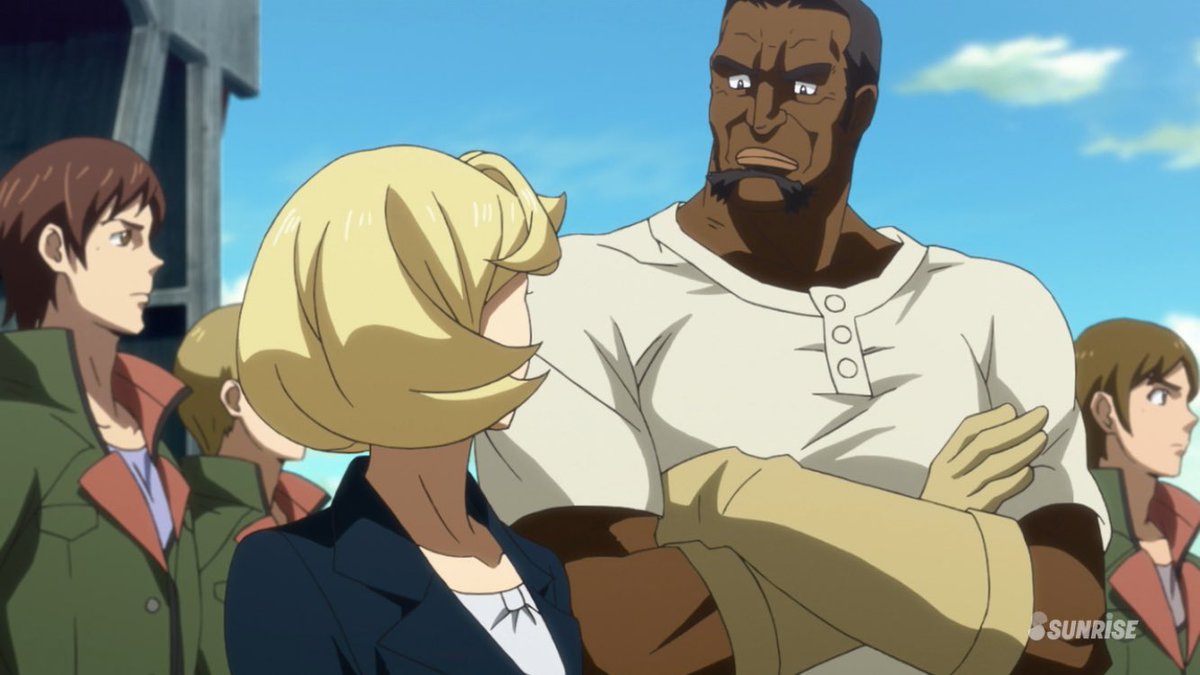 鉄血のオルフェンズ おやっさん 雪之丞 とメリビットのカップルってそんなに意外だった Gundam Log ガンダムまとめブログ 鉄血のオルフェンズ おやっさん 雪之丞 とメリビットのカップルってそんなに意外だった Gundam Log ガンダムまとめブログ