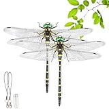 2024新改良16センチ 市販最大オニヤンマ「本物とそっくり」SNS話題人気 PVC材質 安全ピン付きストラップ付き 虫避け動物のプラモデル・模型 釣り 室内装飾 ベランダ 網戸 室内 登山 渓流釣り キャンプ アウトドア 屋外と屋内両用(16cm-2匹)