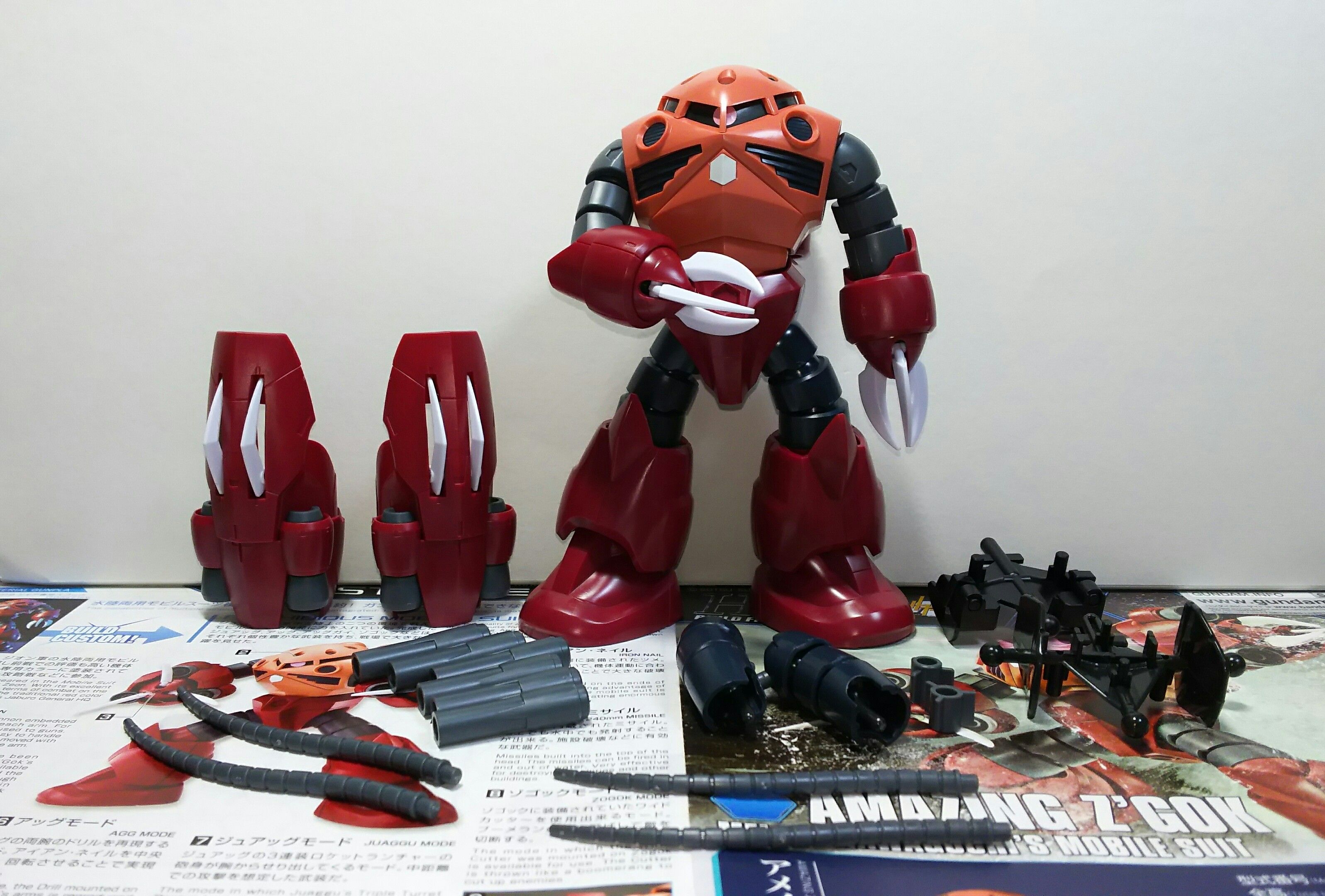 ガンプラ Hgbf アメイジングズゴック レビュー Hgucやrgとの比較も Gundam Log ガンダムまとめブログ