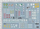 蛍光!! HG RG MG PG RE ガンダム ガンプラ ディテールアップ用水転写式デカール (ジオン軍用)