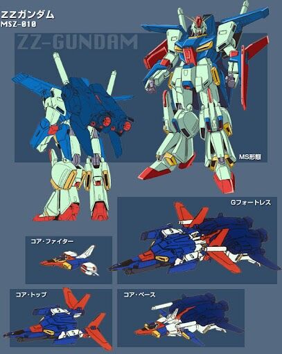 ZZガンダム「3機の戦闘機が合体変形してMSになります！」