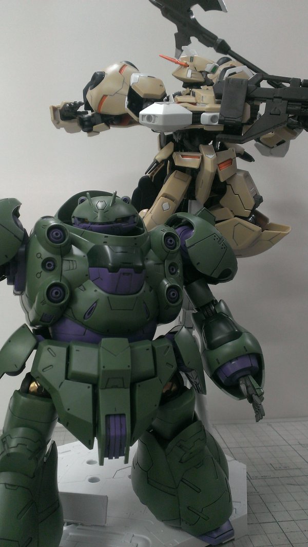 ガンプラ 1 100ガンダムグシオン リベイク はバルバトスフレームの代用で２体並べることができるぞ 要加工 Gundam Log ガンダムまとめブログ