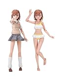 KADOKAWA PLASTIC MODEL SERIES 「とある科学の超電磁砲T」 御坂美琴 全高約163mm DX ver. 色分け済みプラスチックモデル