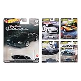 【Amazon.co.jp 限定】ホットウィール(Hot Wheels) チェイスカーガチャ 第二弾 プレミアムカー5台とオリジナルステッカー特別セット 1/25でチェイスカー入り 1000セット限定 乗り物おもちゃ ミニカー 3歳から マルチ HW_GACHA2