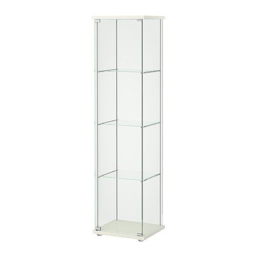 DETOLF ガラス扉キャビネット, ホワイト