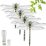 2024新改良 オニヤンマ「本物とそっくり」SNS話題人気 PVC材質 安全ピン付きストラップ付き 虫避け動物のプラモデル・模型 釣り 室内装飾 ベランダ 網戸 室内 登山 渓流釣り キャンプ アウトドア 屋外と屋内両用 (16cm-4匹)