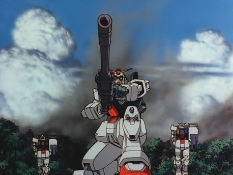 アムロの乗ったガンダム Rx 78 Vs第08ms小隊の陸戦型ガンダム3機 Gundam Log ガンダムまとめブログ
