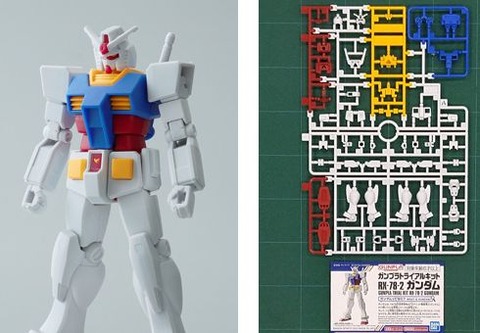 今は小学校でガンダムのプラモデルを配っているという事実に驚き
