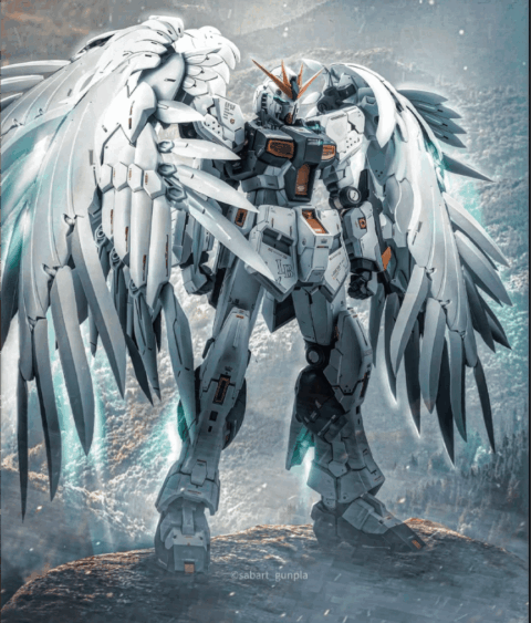 「νガンダム（ｶｯｺｲｲ）」「ウイングゼロの羽（ｶｯｺｲｲ）」←合体させた結果…