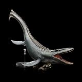 Nanmu 本心楠改 1/35 モササウルス フィギュア リアル 65cm級 大型 恐竜 モデル リニューアル台座 スタンド付き Lord of Abyss 2.0 模型 コレクション インテリア プレゼント おもちゃ PVC 塗装済 完成品