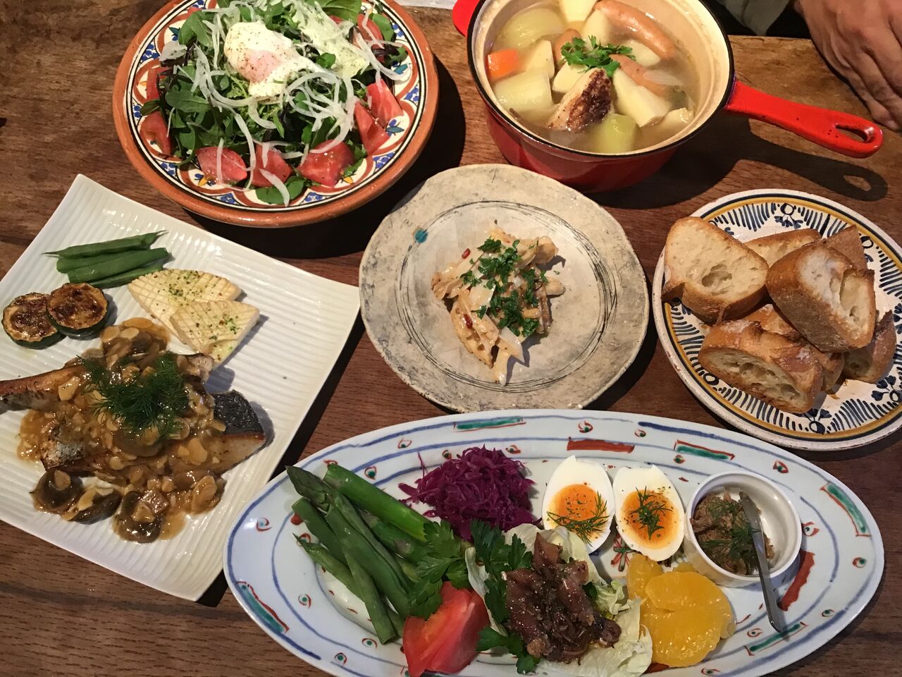 アーモンドバターソースの鰆ムニエル 付け合わせに筍 蛙 蛙亭日乗 ばんごはんの写真とレシピを公開中