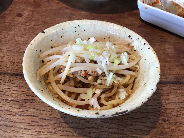 ●1/17坦々麺 野菜